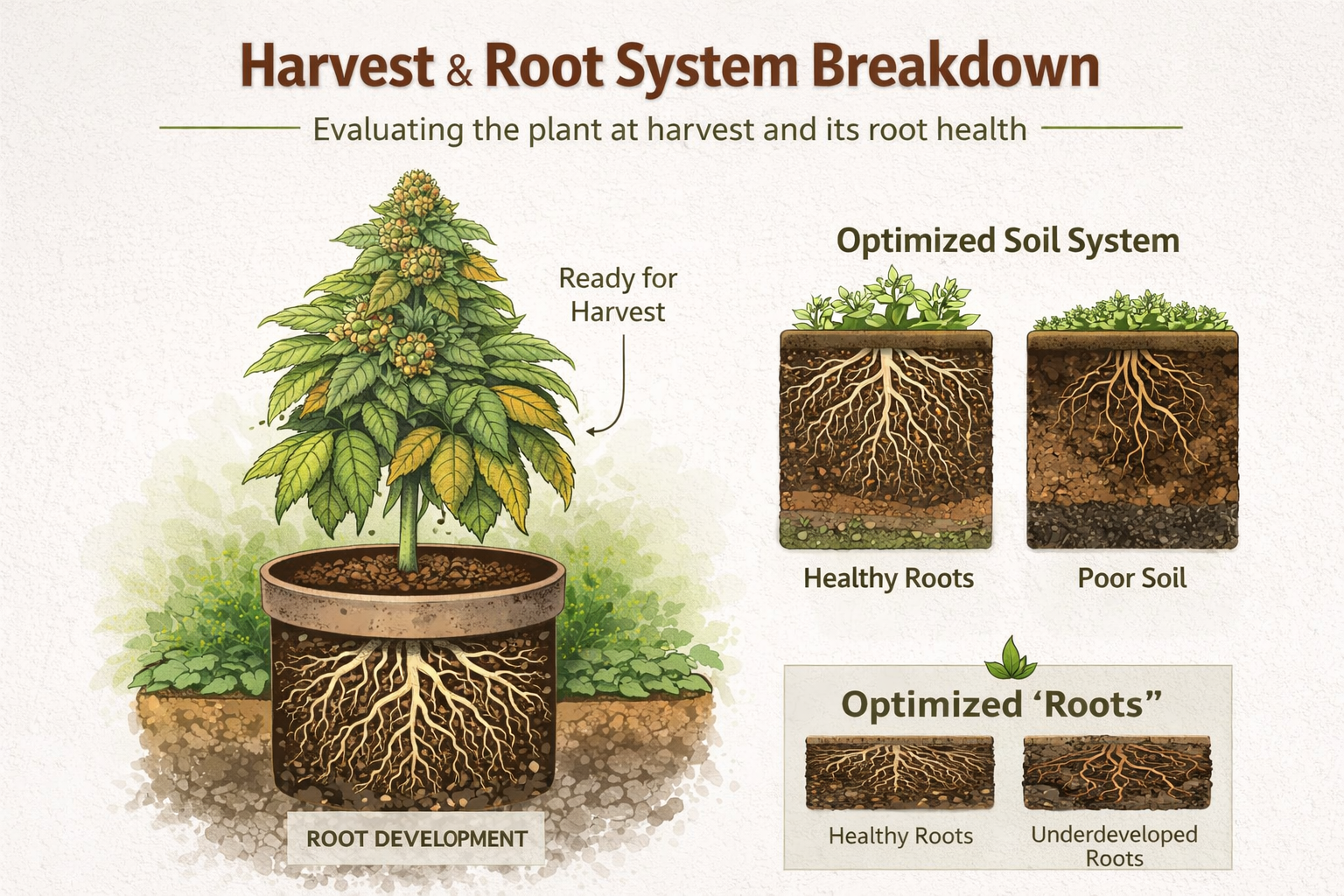 Autoflower Grow Log #6 – Harvest & Root System Breakdown